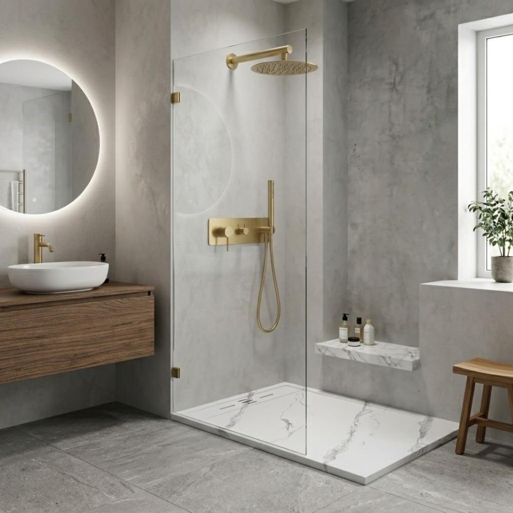 installation colonne de douche encastree