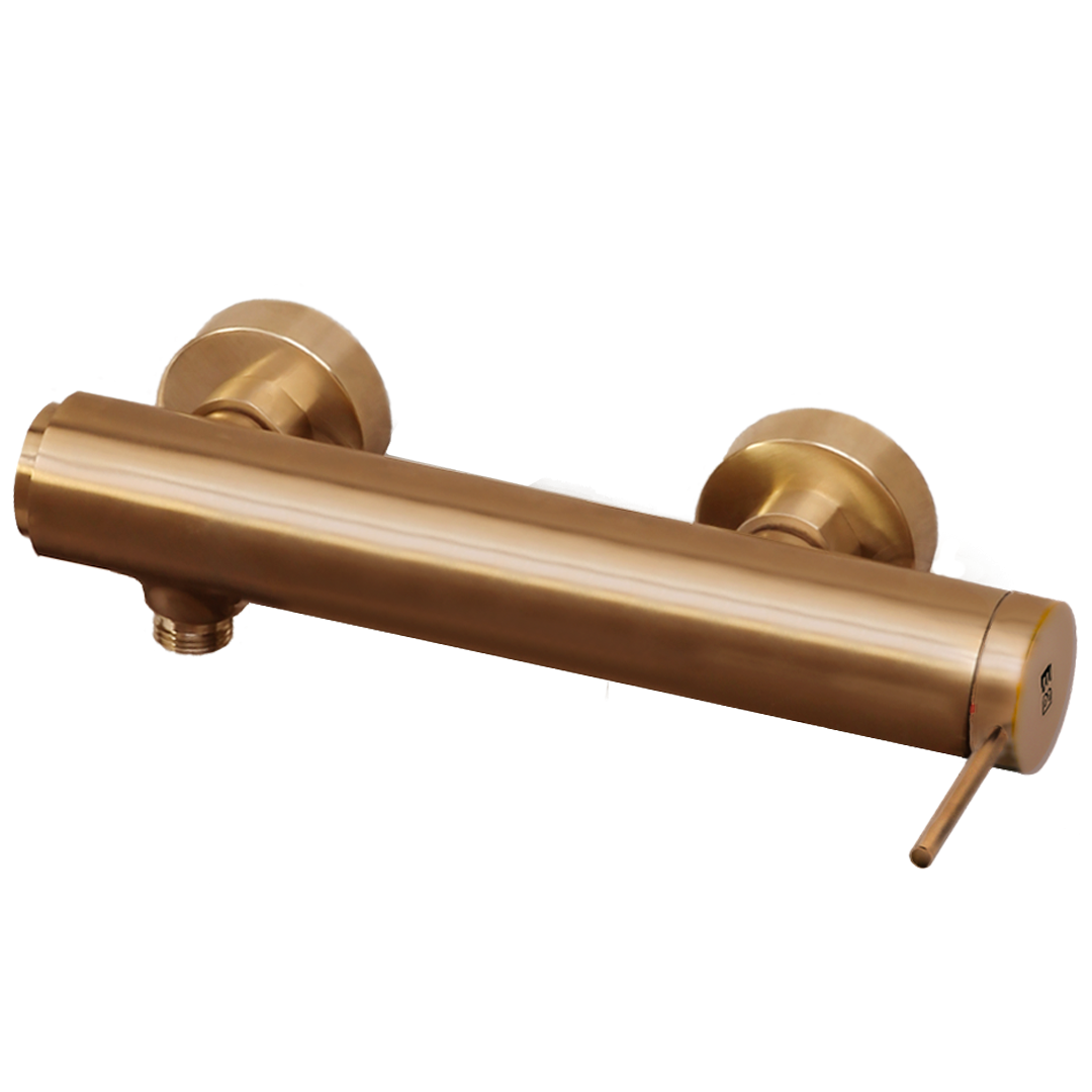 Luisa mitigeur douche mécanique cuivre brossé