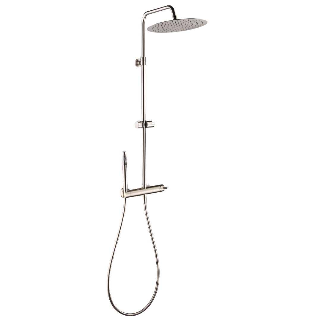 Envol 300 colonne de douche mécanique Façon Inox Brossé
