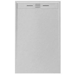 Receveur Résine 120 x 90 Façon Ardoise Blanc