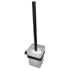 Kissy brosse WC avec support noir