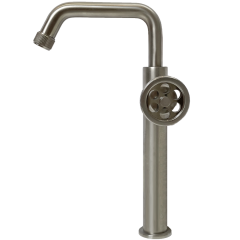 Indus mitigeur lavabo haut façon inox