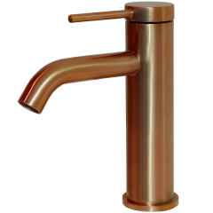 Lollipop mitigeur lavabo bas cuivre brossé