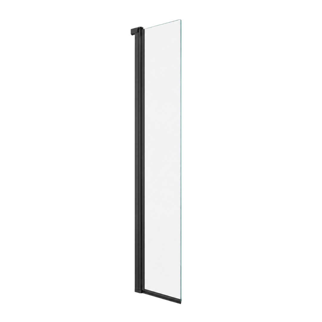 Déflecteur pivotant de 30cm pour paroi de douche de 120 x 200 Noir