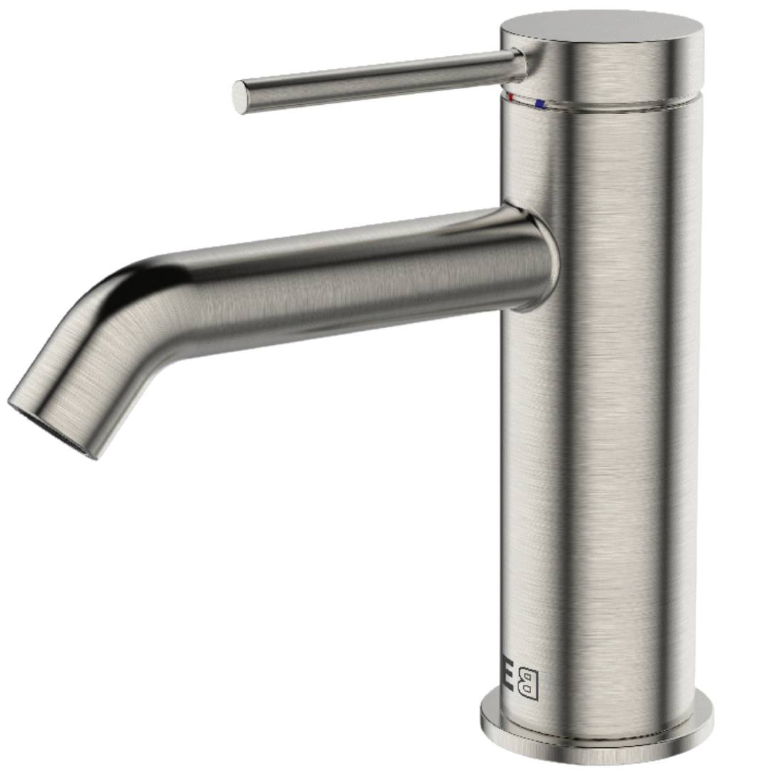 Lollipop mitigeur lavabo bas façon inox