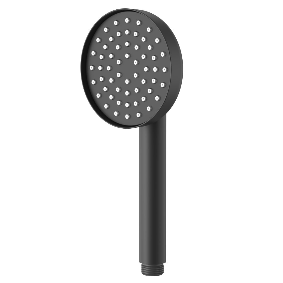 Glossy douchette ronde 1 jet Noire