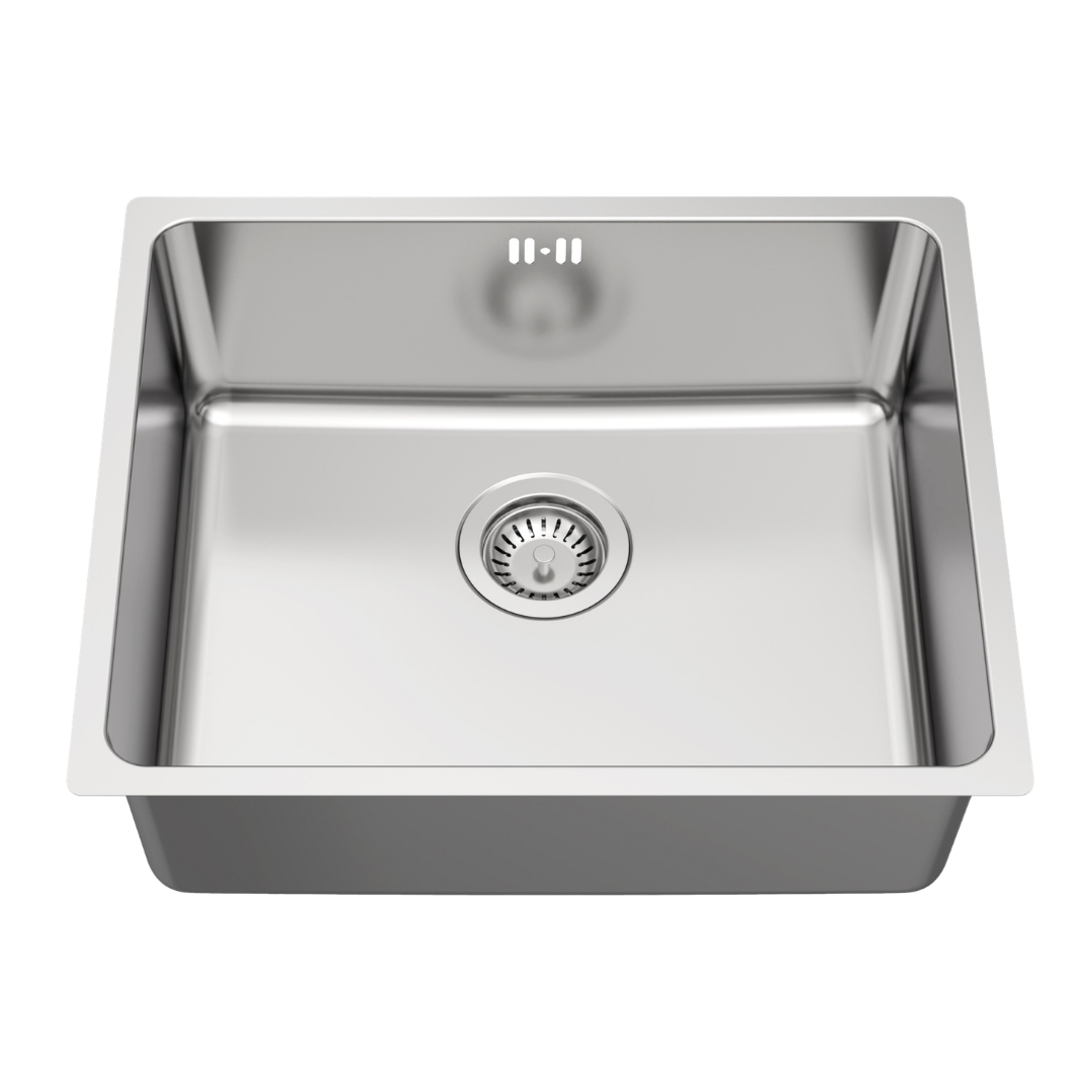 Inoxa évier 1 cuve seule 54x44 en inox