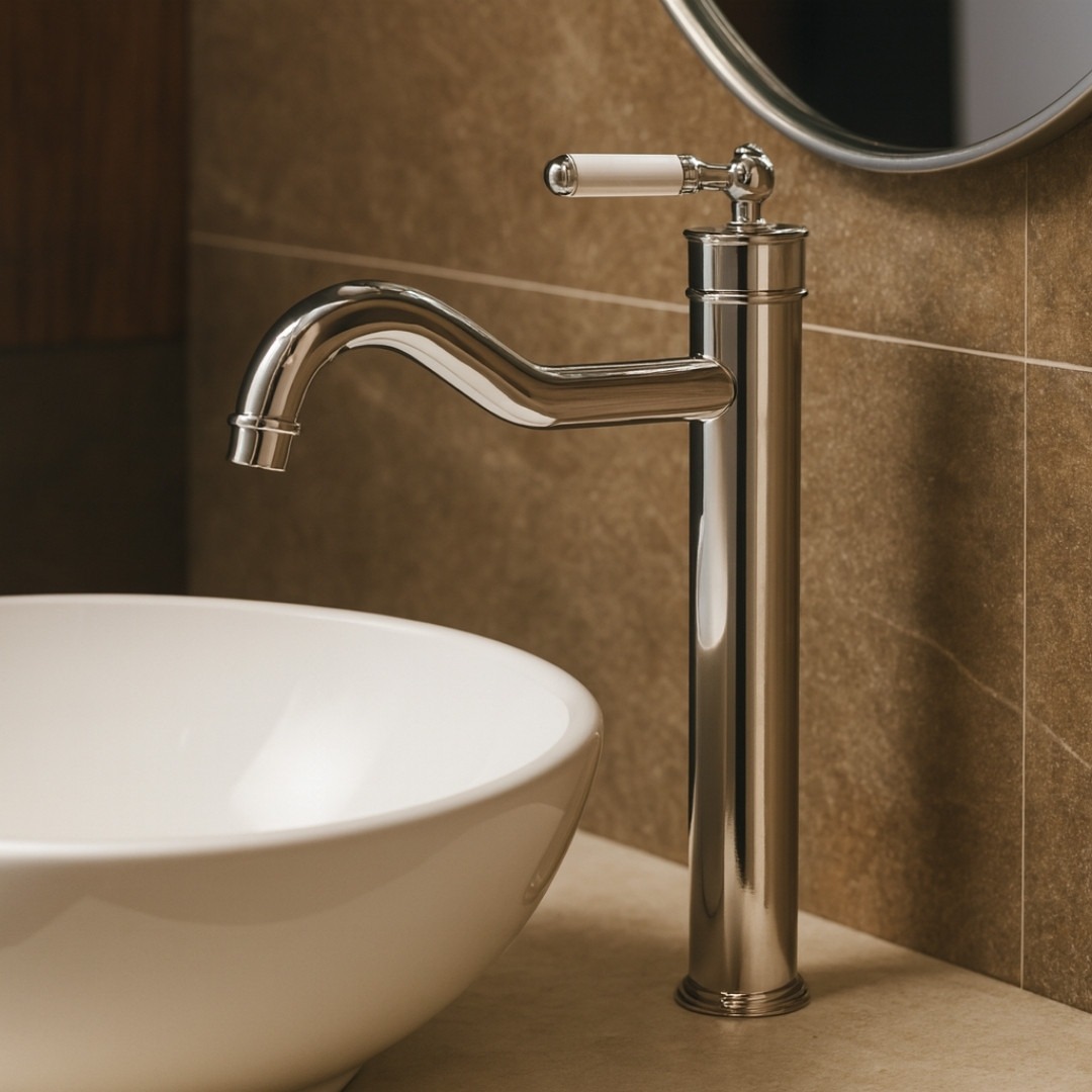 Robinet Ancien PRIMAS – Mitigeur évier Ou Lavabo – Chrome – Neuf