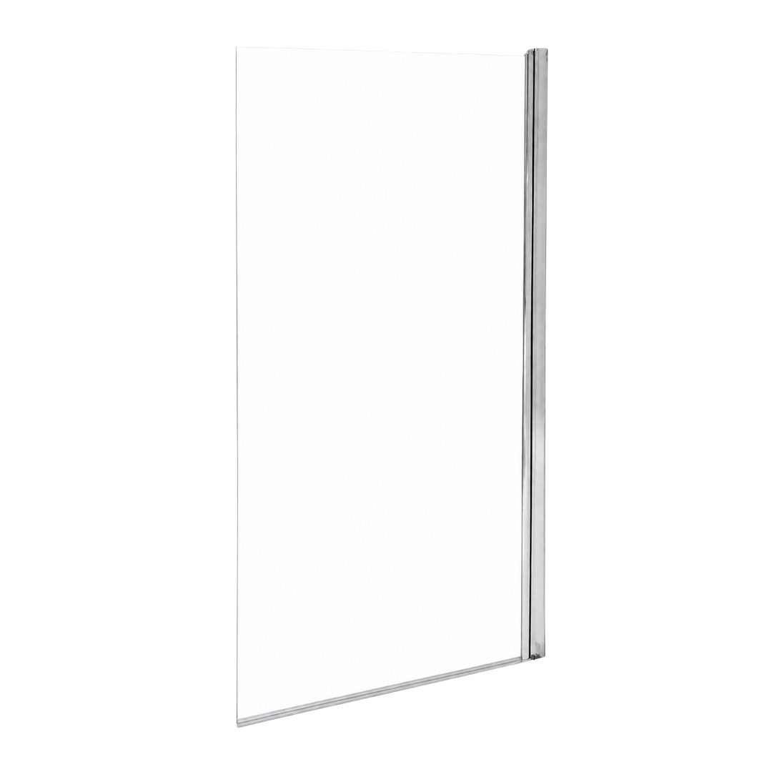 Pare-Baignoire pivotant verre anticalcaire et aluminium 80 x 140 Chromé