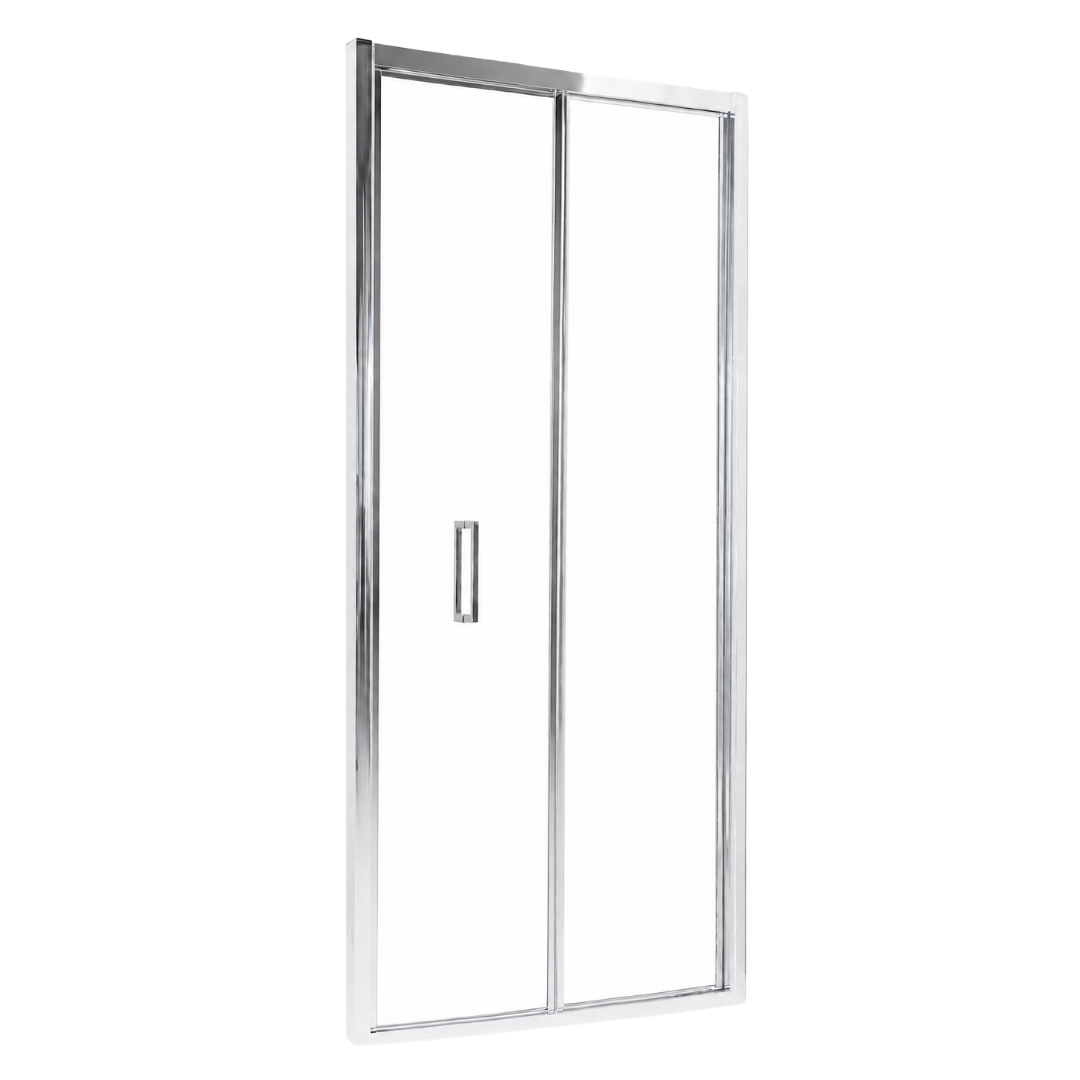 Porte de douche pliante 90 x 200 Chrome
