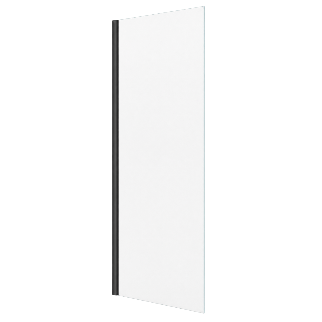 Retour fixe seul de porte coulissante 80 x 200 Noir