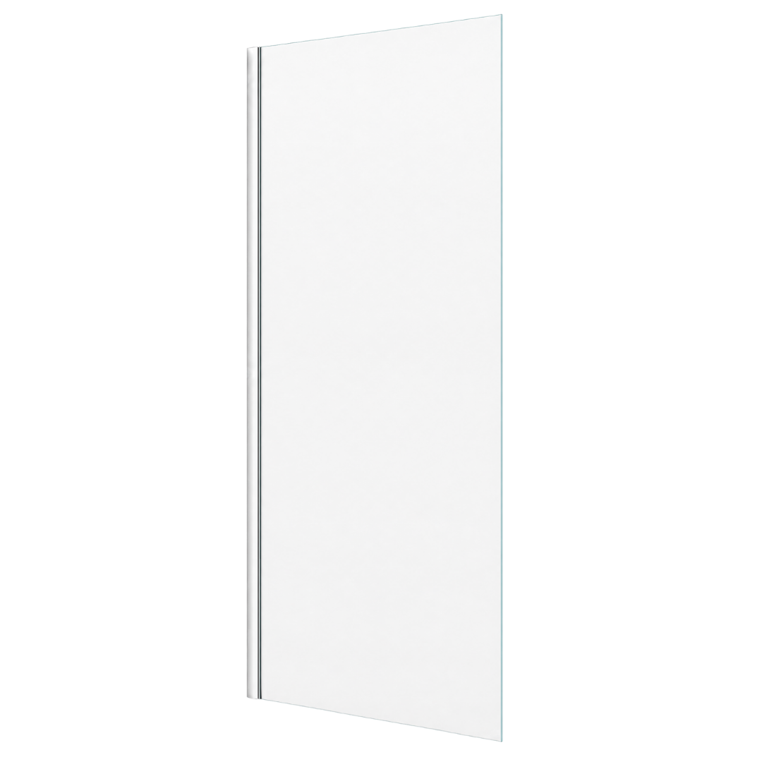 Retour fixe seul de porte coulissante 90 x 200 Chrome