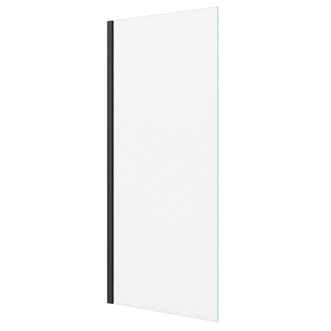 Retour fixe seul de porte coulissante 90 x 200 Noir