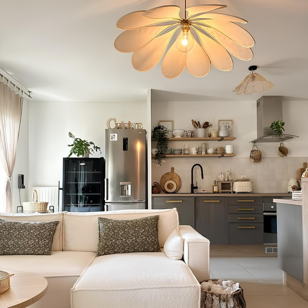 Sous un nouvel angle, on redécouvre cette cuisine que nous apprécions toujours autant 🥰  Notre mitigeur noir mat y trouve parfaitement sa place, en totale harmonie avec l’évier assorti 🖤  Un immense merci à at:juste.in.deco pour sa fidélité et pour sa déco toujours aussi inspirée 🫶  #democratikdesign #essebagno #robinetterie #kitchendecor #faucet #decorationinterieur #decocuisine