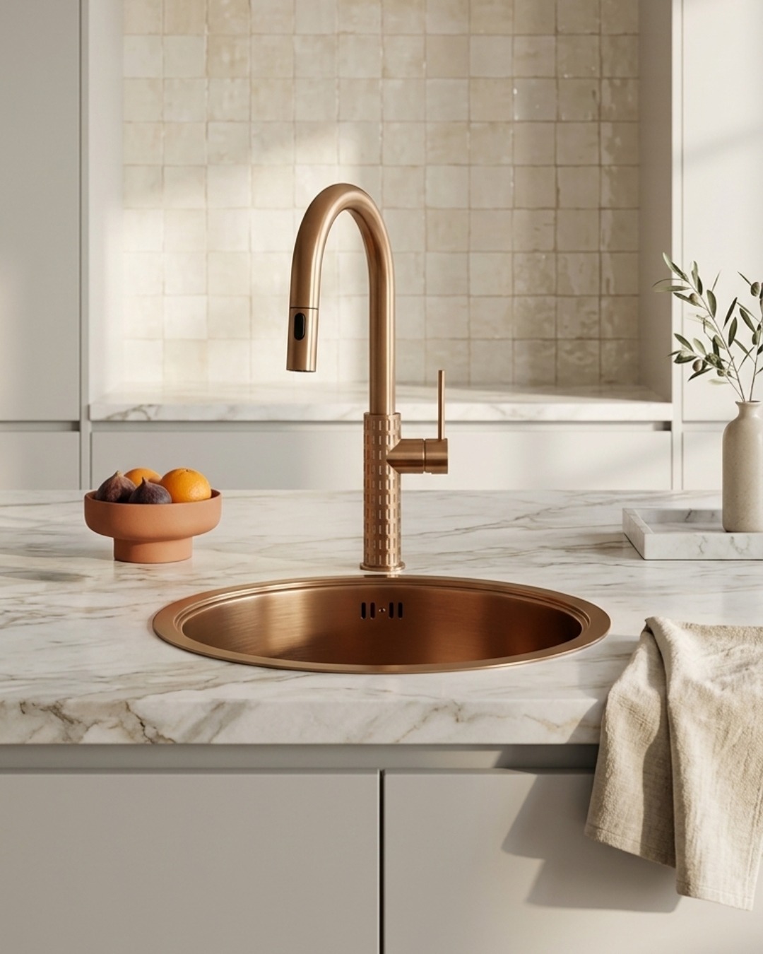 Découvrez notre gamme Essenox, des éviers ronds qui apportent une touche contemporaine à votre cuisine ! 🔥  En acier inoxydable, il peut être à la fois posé, encastré ou bien installé sous plan de travail 🪚  Sa cuve profonde, sa plaque anti-bruit et son vidage automatique vous assureront confort d’utilisation, silence et praticité au quotidien ☀️  #democratikdesign #essebagno #nouveaute #kitchen #sinkinstallation #cuisinesurmesure