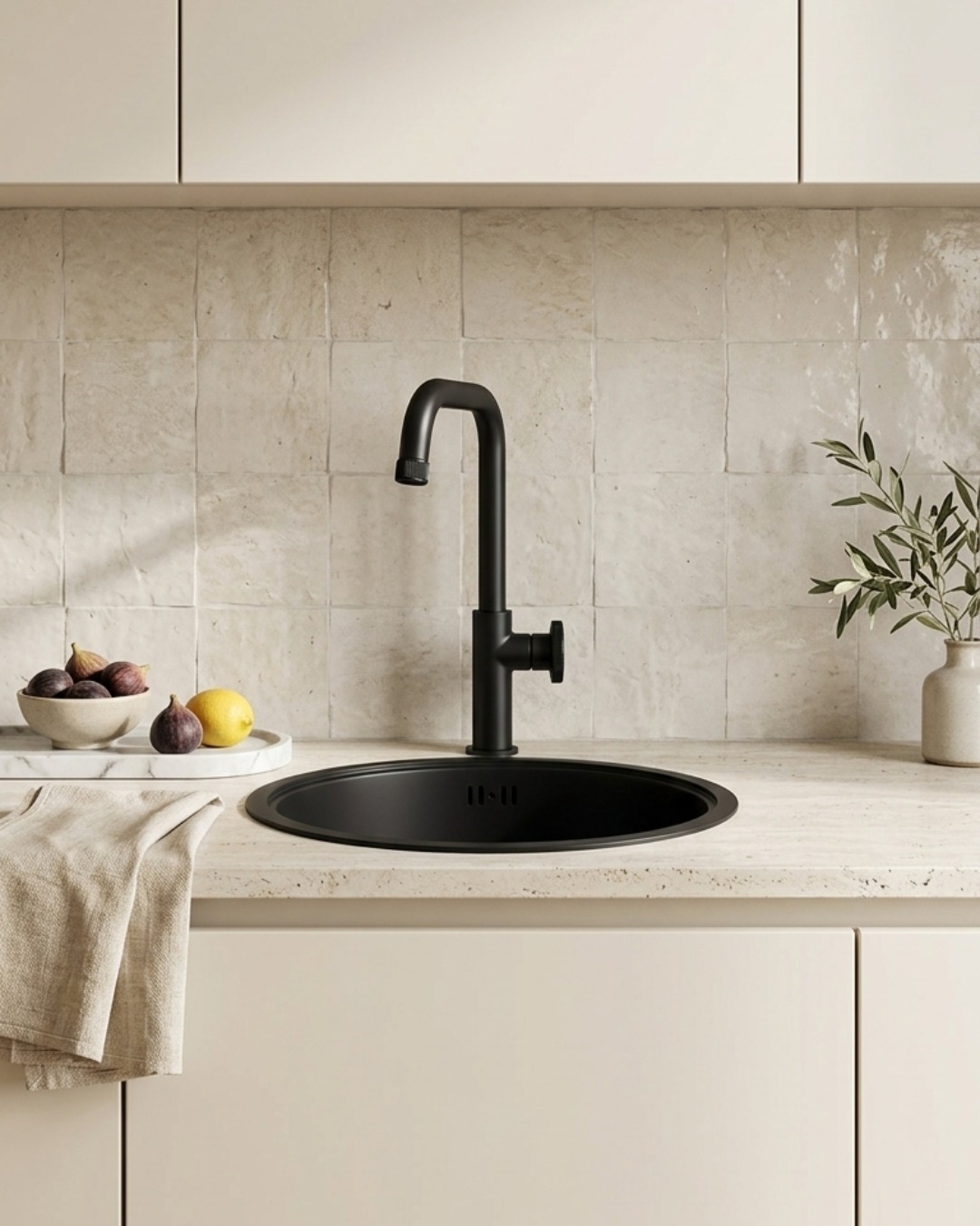 Découvrez notre gamme Essenox, des éviers ronds qui apportent une touche contemporaine à votre cuisine ! 🔥  En acier inoxydable, il peut être à la fois posé, encastré ou bien installé sous plan de travail 🪚  Sa cuve profonde, sa plaque anti-bruit et son vidage automatique vous assureront confort d’utilisation, silence et praticité au quotidien ☀️  #democratikdesign #essebagno #nouveaute #kitchen #sinkinstallation #cuisinesurmesure