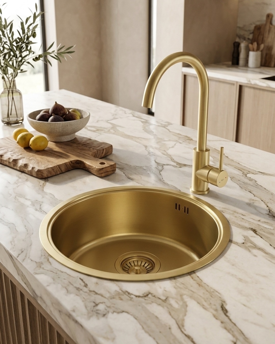 Découvrez notre gamme Essenox, des éviers ronds qui apportent une touche contemporaine à votre cuisine ! 🔥  En acier inoxydable, il peut être à la fois posé, encastré ou bien installé sous plan de travail 🪚  Sa cuve profonde, sa plaque anti-bruit et son vidage automatique vous assureront confort d’utilisation, silence et praticité au quotidien ☀️  #democratikdesign #essebagno #nouveaute #kitchen #sinkinstallation #cuisinesurmesure