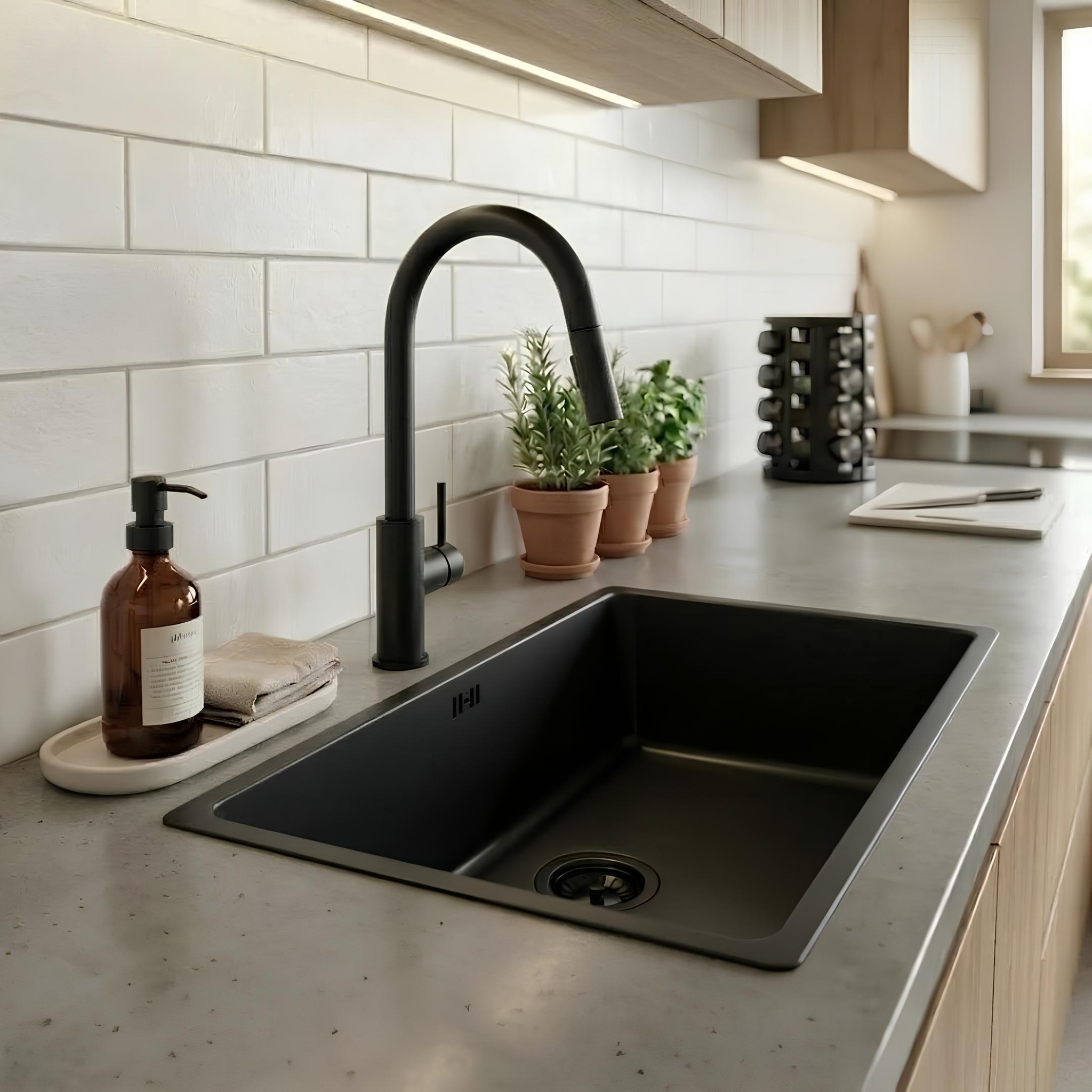 Après les Essenox, place aux éviers rectangulaires Inoxa, en 76x44cm ! 🎉  Ultra pratique grâce à ses différents types d'installation (à poser, à encastrer ou bien à mettre sous plan), il se décline sous 4 couleurs tendances qui s'adapteront à tous les styles de cuisine 🌈  En bonus, le siphon et le kit de fixation sont inclus avec l'évier lors de votre commande !   Retrouvez les Inoxa et tous nos autres éviers directement sur notre site web 💻  #democratikdesign #essebagno #nouveaute #kitchen #sinkinstallation #cuisinesurmesure