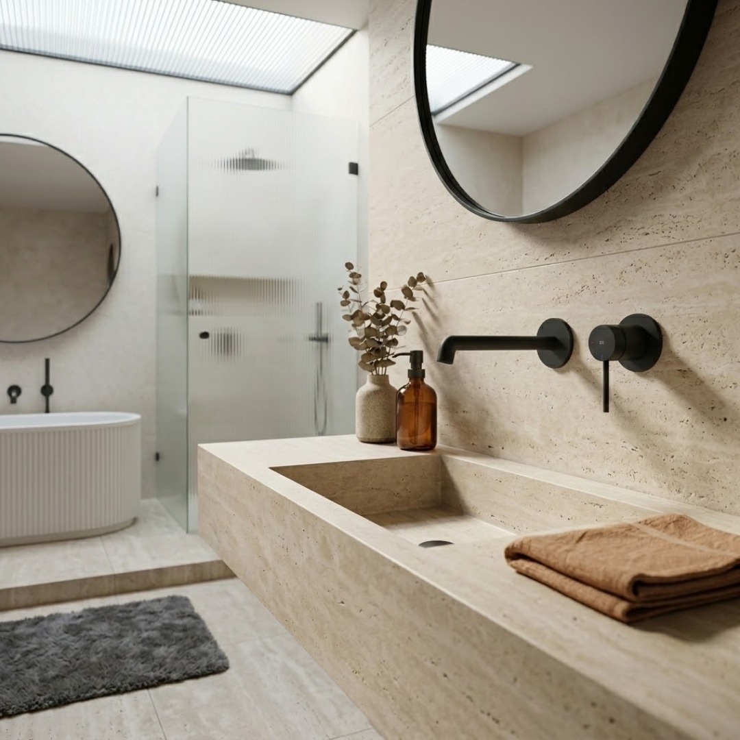 Envie d'une décoration plus orientée vers le minimalisme ? La gamme de mitigeurs de lavabo Envol II est faite pour vous ! 🙌  La version 2 de notre mitigeur lavabo encastré conserve toute l’élégance de sa finition or, chromée et noire, avec un design raffiné, tout en offrant des dimensions pensées pour s’adapter parfaitement à votre vasque ✨  Repensé pour être pratique et plus écologique qu'auparavant, le mitigeur possède un aérateur qui limite la production de calcaire, un cran limiteur qui réduit le débit de 50% ainsi que l'ouverture sur eau froide ! 🌳  Avec le boitier d'encastrement fourni, vous avez tout en main pour sublimer encore plus votre salle de bain 💎  #democratikdesign #essebagno #robinetterie #mitigeur #salledebain #homedeco #bathroomdesign #bathroomdecor