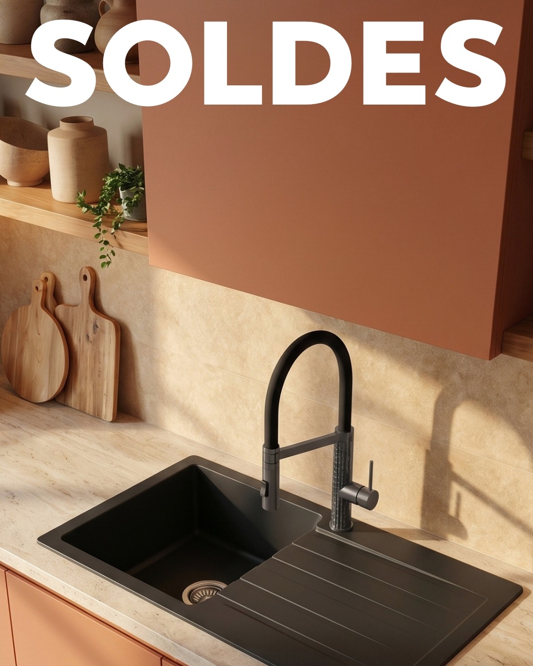 C'est parti pour les Soldes d'été chez Democratik Design !  Jusqu'au 21 Juillet, on vous offre jusqu'à 50% de réduction sur + de 500 articles de robinetterie de cuisine et salle de bain 🎁  Profitez-en vite tant qu'il y a du stock ! 😉  #democratikdesign #essebagno #soldes #soldesété #soldes2026 #bonplan #Promo
