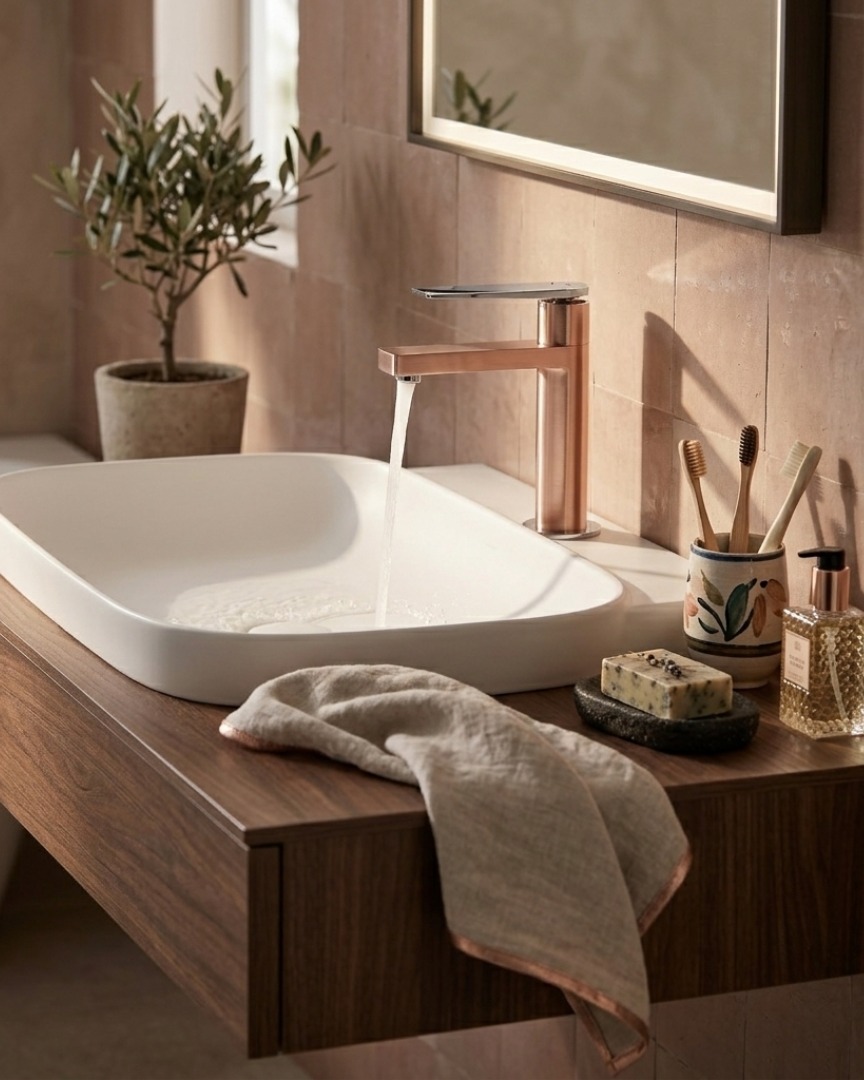 Remise au goût du jour, la gamme de mitigeurs de lavabo Allure resplendit de tout son éclat pour tous les types de salles de bain ! 🌟  Grâce à sa diversité de couleurs (6 à ce jour), chaque mitigeur est fait pour s'adapter à chaque environnement de salle de bain, en passant par la modernité, la nature ou encore le vintage 🌈  Et en + de ces photos, la gamme existe aussi en version haute pour vous offrir de nouvelles opportunités de déco ! 😍  #democratikdesign #essebagno #robinetterie #lavabo #salledebainderêve #bathroomdecor #bathroomremodel