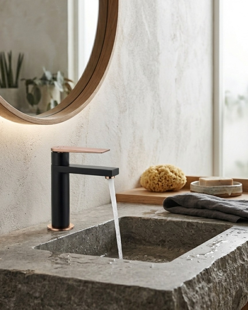 Remise au goût du jour, la gamme de mitigeurs de lavabo Allure resplendit de tout son éclat pour tous les types de salles de bain ! 🌟  Grâce à sa diversité de couleurs (6 à ce jour), chaque mitigeur est fait pour s'adapter à chaque environnement de salle de bain, en passant par la modernité, la nature ou encore le vintage 🌈  Et en + de ces photos, la gamme existe aussi en version haute pour vous offrir de nouvelles opportunités de déco ! 😍  #democratikdesign #essebagno #robinetterie #lavabo #salledebainderêve #bathroomdecor #bathroomremodel