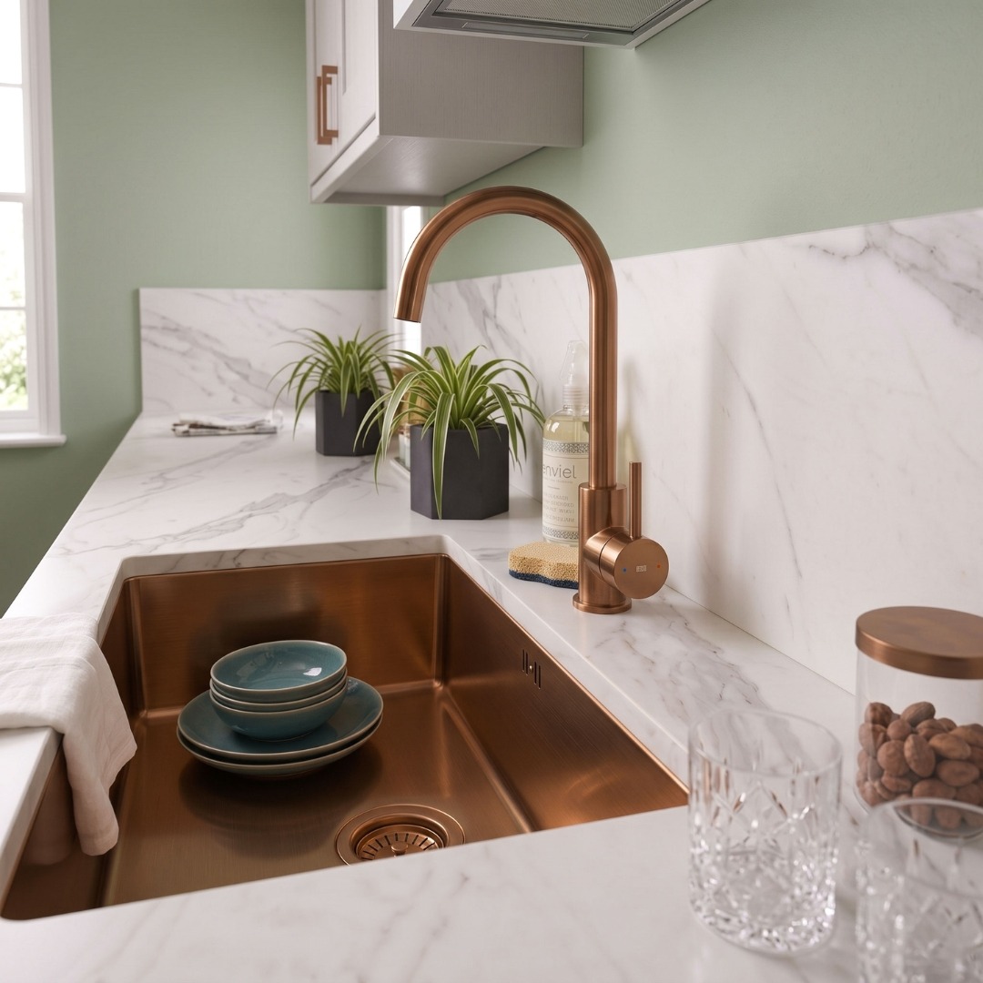 L'un de nos robinets de cuisine les + mythiques : Voici le Kiwo au look rétro et élégant 😎  Disposant d'un aérateur anticalcaire et d'un aérateur à économie d'eau, ce mitigeur est à la fois design et très pratique !  Livré avec son kit de fixation facile sans outil, vous pourrez l'installer en 2 minutes chrono⌚  Enfin, sa palette de couleurs lui permet de s'associer à tous types de cuisine et d'éviers 🌈  Retrouvez ce produit directement sur notre site web en bio 💻