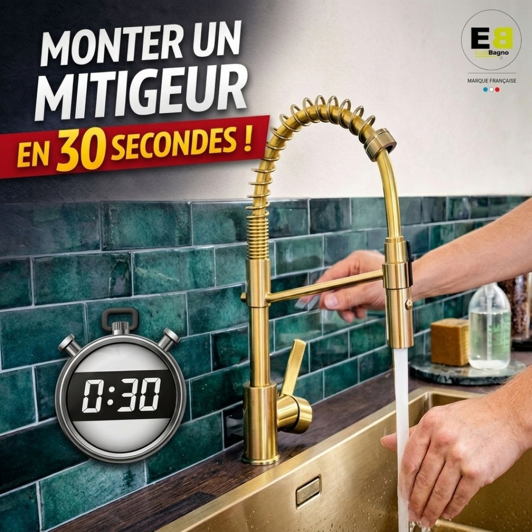 Comment installer un robinet de cuisine