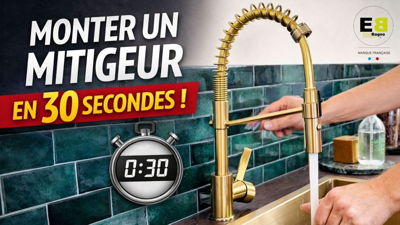 Comment installer un robinet de cuisine