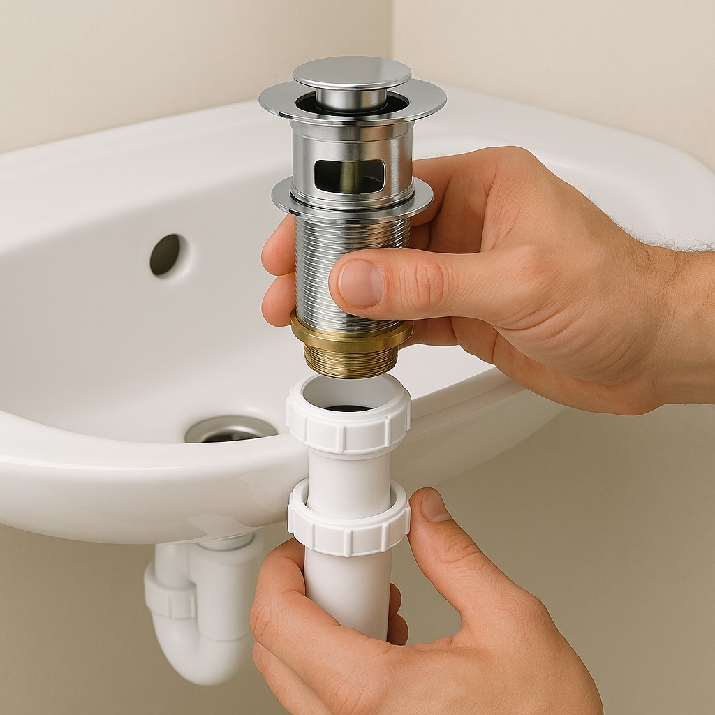 comment installer une bonde de lavabo clic clac