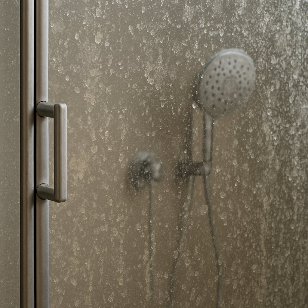 comment nettoyer une paroi de douche très entartrée
